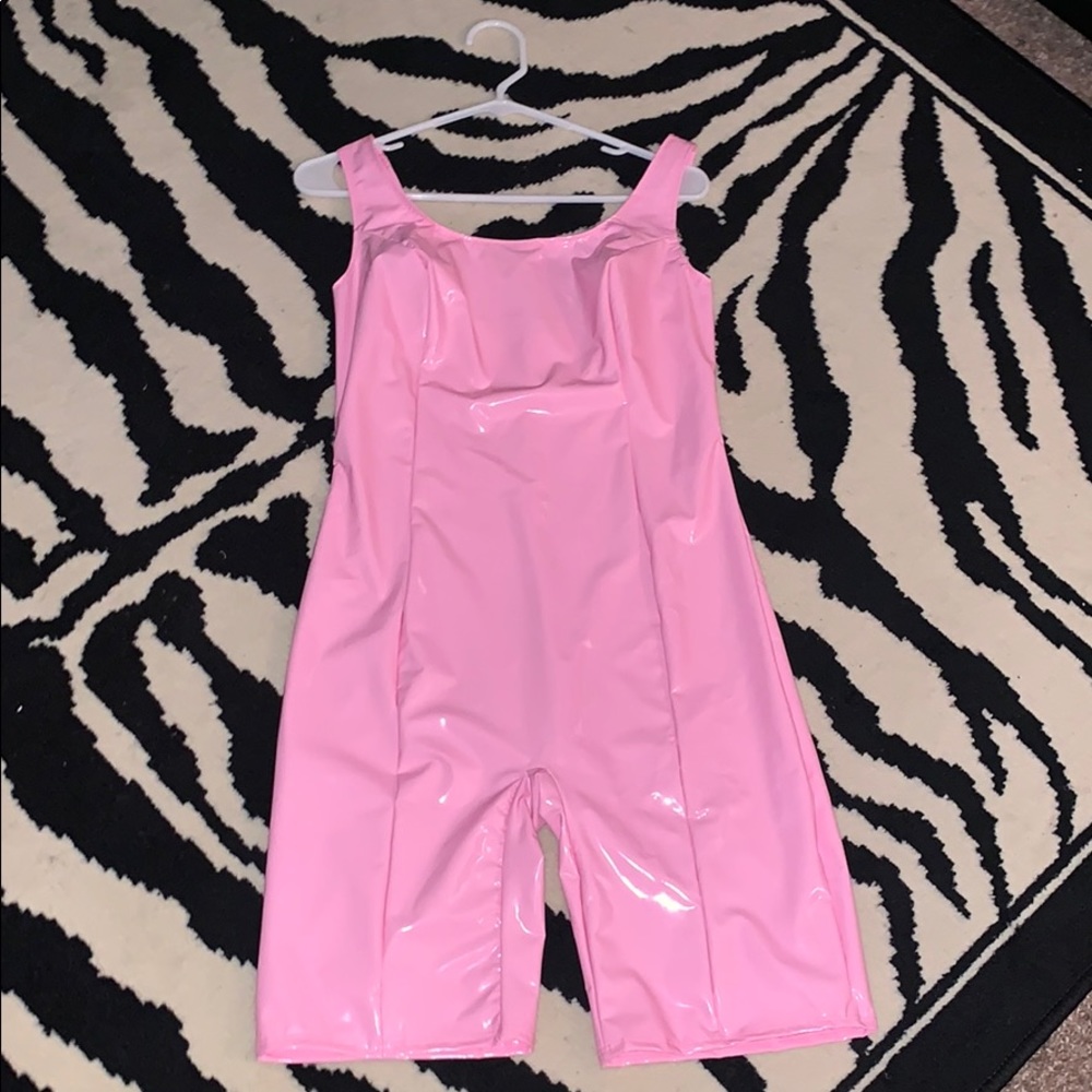 COPY - Pink Latex Romper 👙